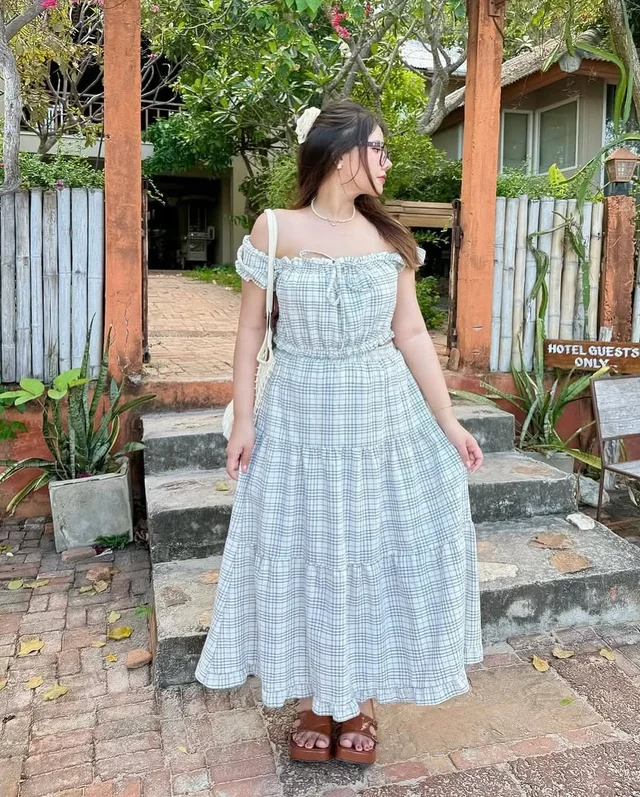 ชุดเซ็ตลายสก๊อต Merrychubbyhouse อก 34 44 thumbnail 4