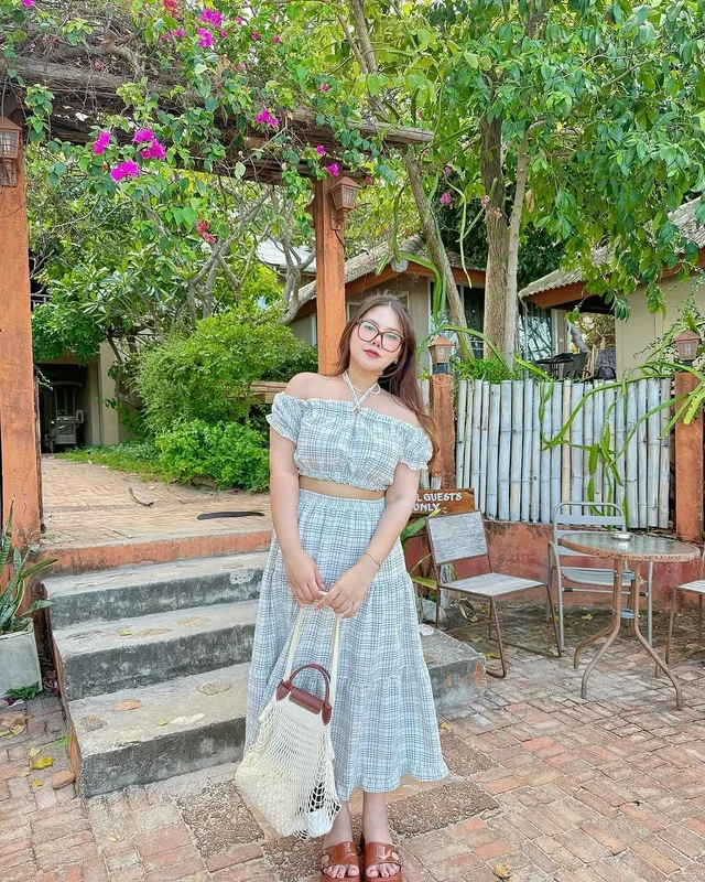 ชุดเซ็ตลายสก๊อต Merrychubbyhouse อก 34 44 (alternate)
