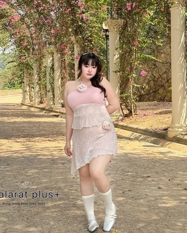 Walrarat Plus Size ชุดเซ็ต 2 ชิ้น ฟีลลอยทะเล thumbnail 3