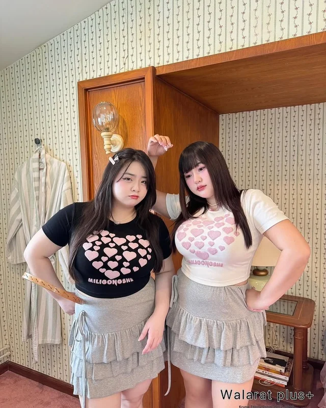 Walrarat Plus Size เสื้อครอปเบบี้ทรี thumbnail 3
