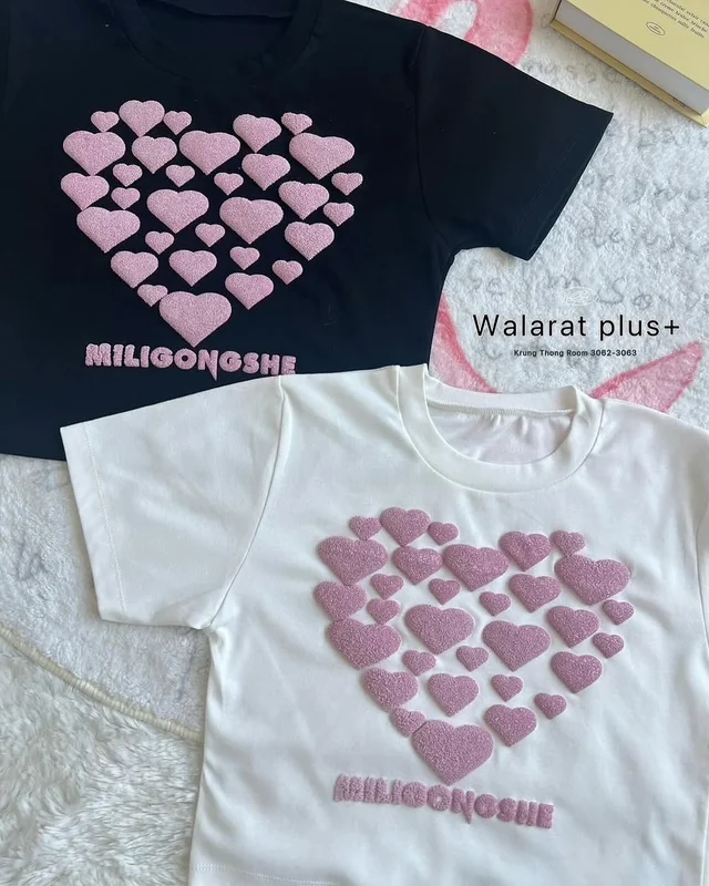 Walrarat Plus Size เสื้อครอปเบบี้ทรี thumbnail 7