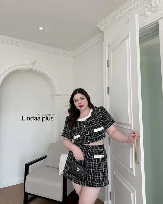 LINDA PLUS ชุดเซ็ตผ้าทวิต 2 ชิ้น thumbnail 3