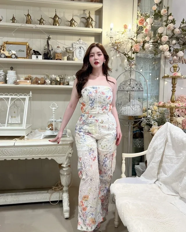 ชุดเซ็ท Lalamer 2 ชิ้น ลายดอก Size 3XL thumbnail 3