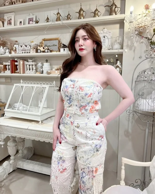 ชุดเซ็ท Lalamer 2 ชิ้น ลายดอก Size 3XL thumbnail 7
