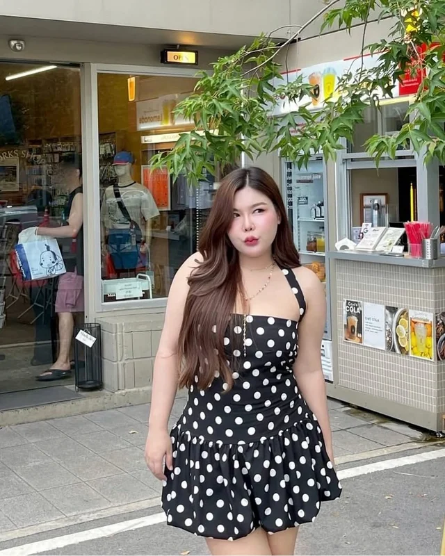 มินิเดรส polka dot September 22 store thumbnail 3