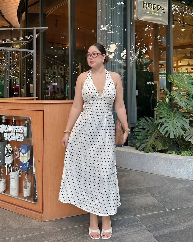 เดรส allaboutbit ลาย Polka Dot อก 36 (alternate)