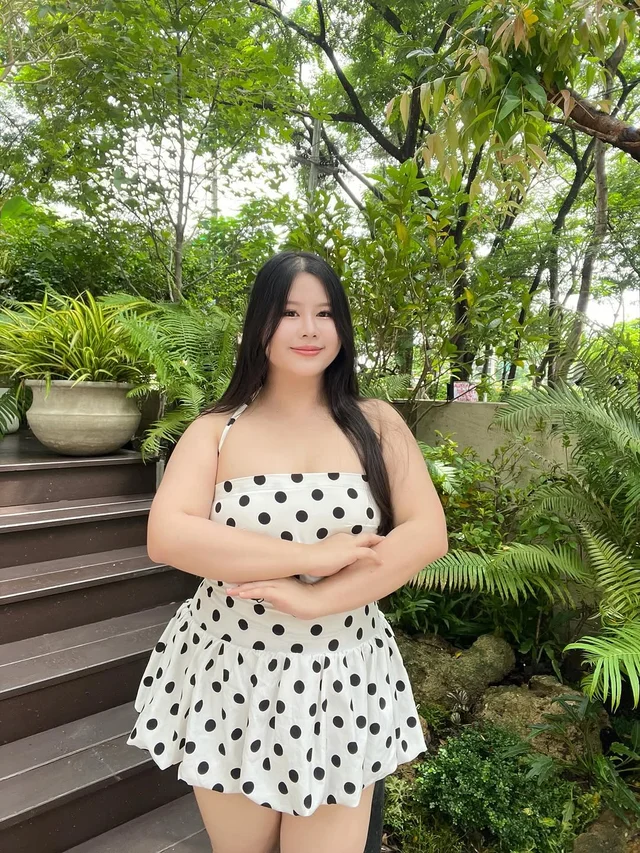 มินิเดรส Polka Dot สีขาวดำ September 22 store thumbnail 8