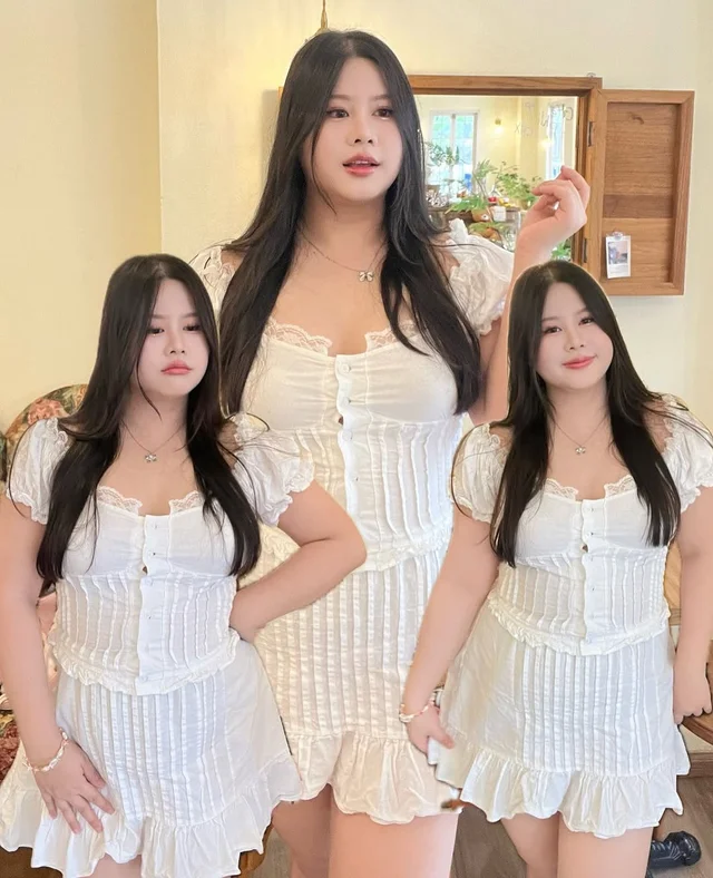 Princess Set ลูกไม้สีขาว walaratplussize thumbnail 2
