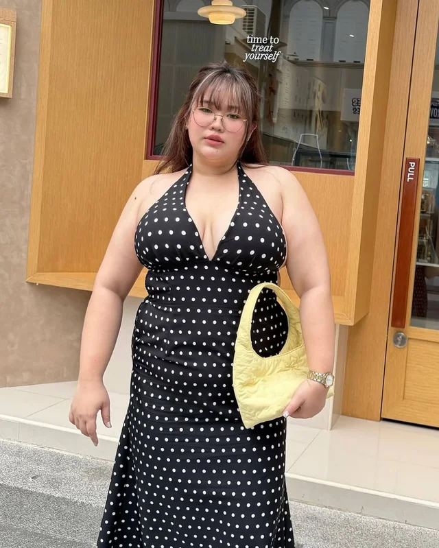 เดรส Polka Dot All About Bit สายเดี่ยว thumbnail 5