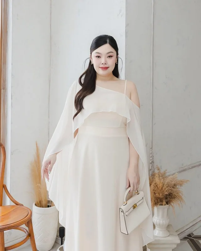 ชุดออกงานสาวอวบ CHUBBY Rentbkk Long Dress 2XL thumbnail 4