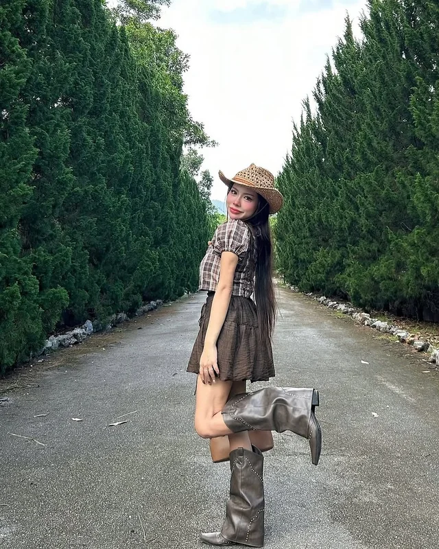 Sooooly clothing ชุดเซ็ตสาวคันทรี ลายสก็อต thumbnail 5