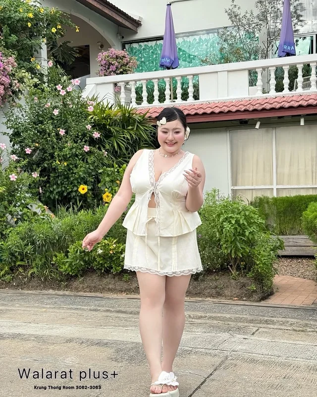 Walarat Plus ชุดหวานละมุนลูกไม้ สาวอวบ thumbnail 3