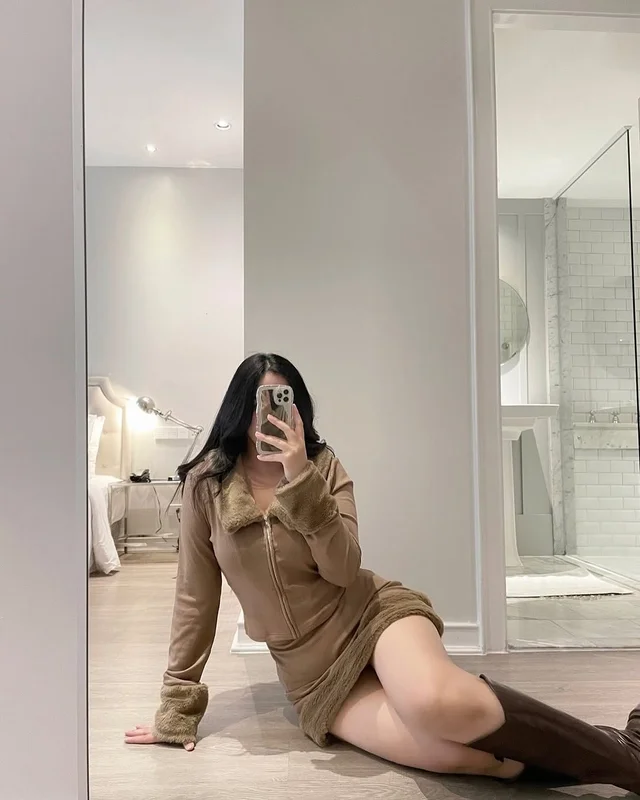 a bit chubbies เซ็ตแขนยาวผ้านุ่ม สาวอวบ thumbnail 5