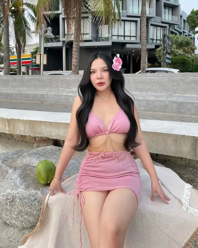 บิกินนี่ abitchubbies สีชมพู thumbnail 2