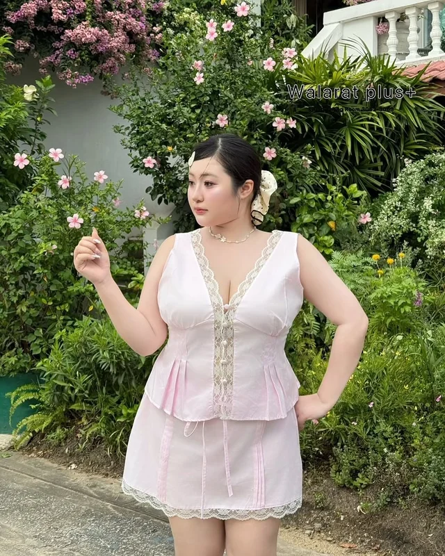 ชุดเซ็ต Walarat Plus ลูกไม้ชมพู thumbnail 2