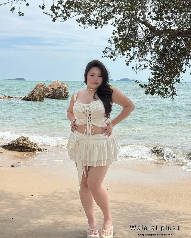 ชุดเซ็ต WALARAT PLUS สายหวาน Shorts Set thumbnail 3