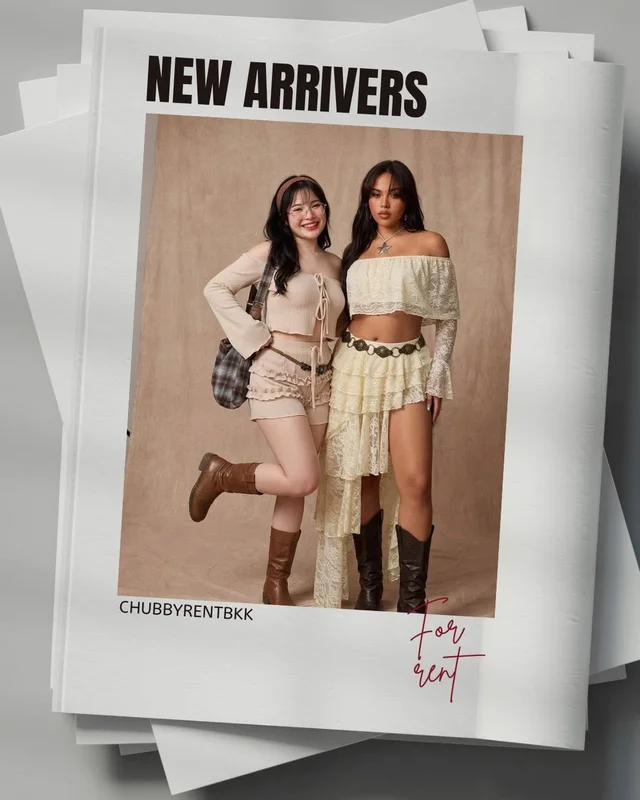 ชุดเซ็ตสาวอวบ ลุค Summer Vintage Luxury geebeety Curve 1