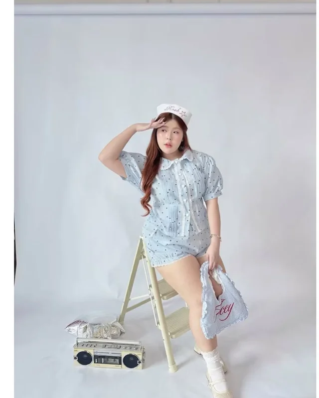 ชุดเซ็ต Set daisy bonnie cloudy Freesize thumbnail 3