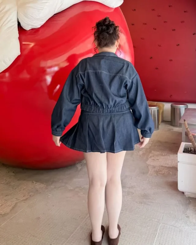 LADYM ชุดเซ็ตแดงยีนส์สุดแซ่บ thumbnail 5