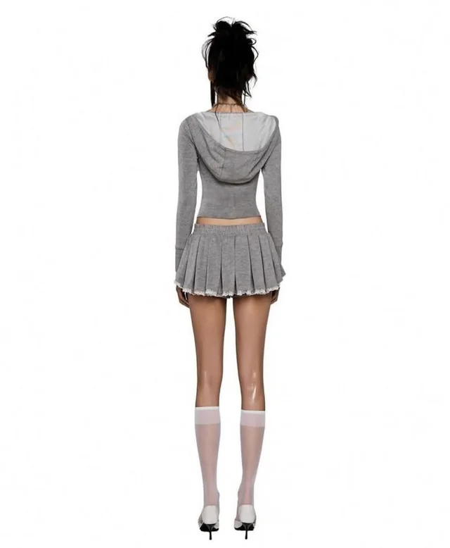 LSoul ชุดเซ็ตเสื้อแขนยาวและกระโปรงจับจีบ Size S ชุดเวียดนาม thumbnail 8