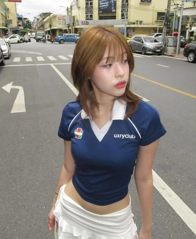เสื้อโปโลครอป uxryclub ชุดเวียดนาม thumbnail 5