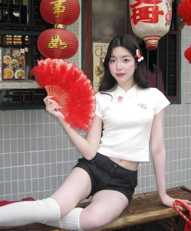 Cintage เสื้อคอจีน Angpao Baby Tee thumbnail 7