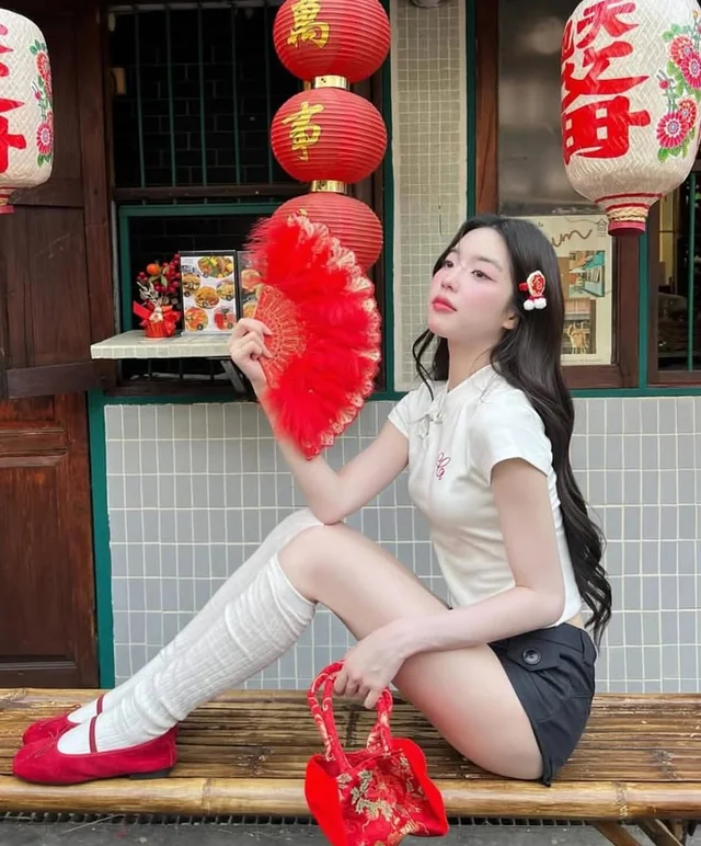 Cintage เสื้อคอจีน Angpao Baby Tee