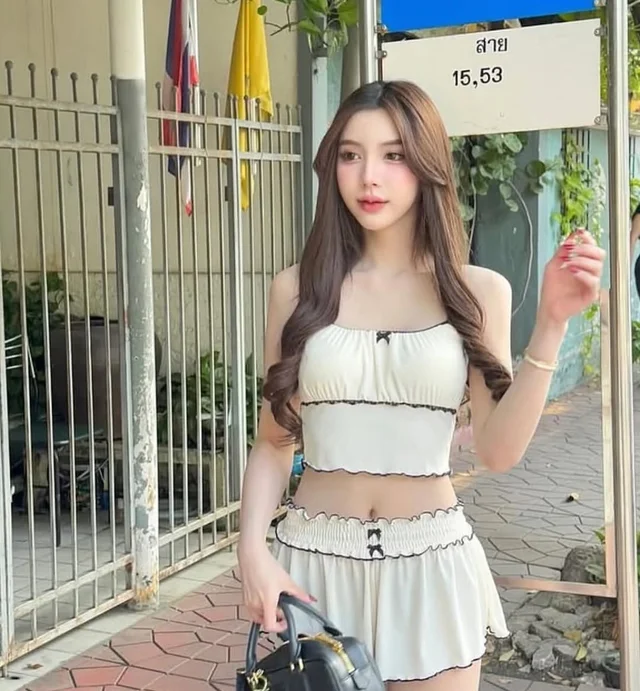 AVAALENE TH Luna Top Shorts ชุดเวียดนาม thumbnail 7