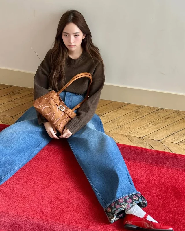 gentlewomanstore Ballerine Brown กระเป๋าสะพายข้าง thumbnail 5