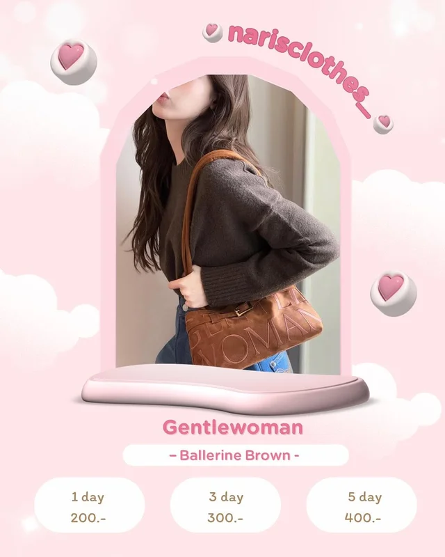 gentlewomanstore Ballerine Brown กระเป๋าสะพายข้าง