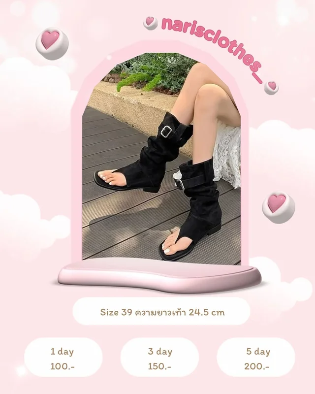 รองเท้าแตะสไตล์ พส จีน Size 39 1