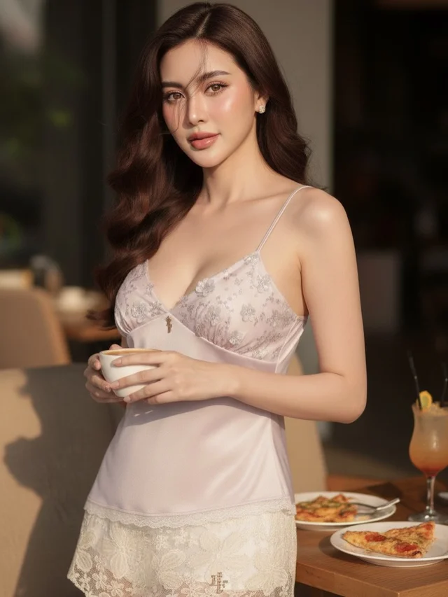 Feelfree Valentines Lace Tank Set Pink (alternate)