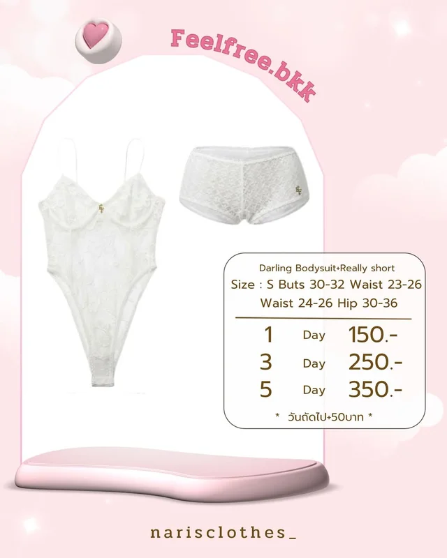Feelfree Darling Bodysuit Really short Size S