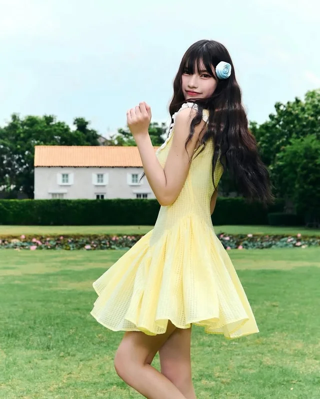 Flat2112 Honey Sweet Mini Dress Yellow Size XS thumbnail 4
