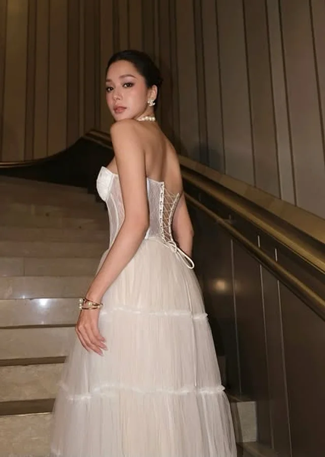 ชุดราตรียาว ชุดเวียดนาม Size M