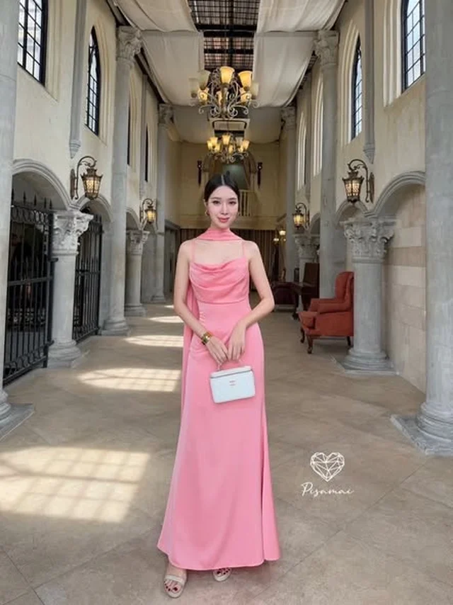 Pisamai Long Dress ราตรีชมพู thumbnail 4