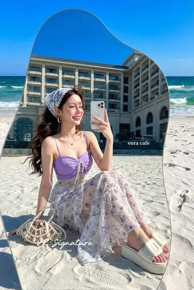 VR Signature ชุดเซ็ตกระโปรงยาวลายดอกไม้ Size L thumbnail 3