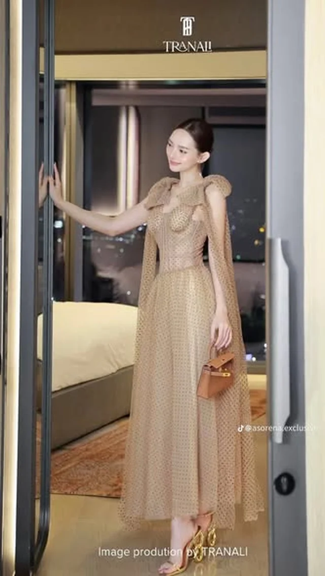 เดรสยาวออกงาน TRANALI Size M L XL thumbnail 3