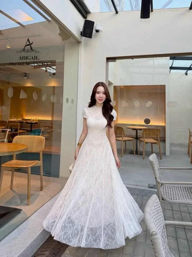 เดรสลูกไม้ ABIGAIL Size XL XXL thumbnail 4