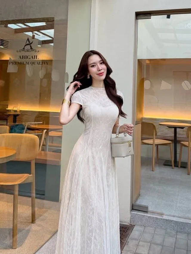 เดรสลูกไม้ ABIGAIL Size XL XXL thumbnail 3