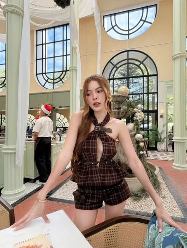 ชุดเซ็ตลายสก๊อตน้ำตาล Pitcha thumbnail 4