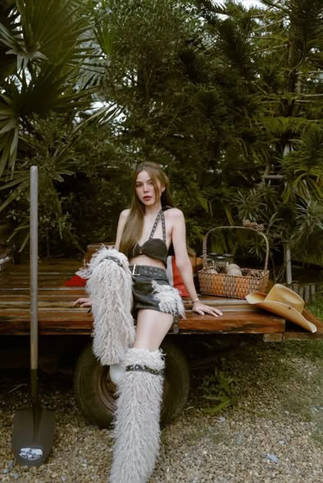 ชุดสาวอวบชลบุรี BY เฟิร์ส ชุดไปคาเฟ่ Size XL thumbnail 2