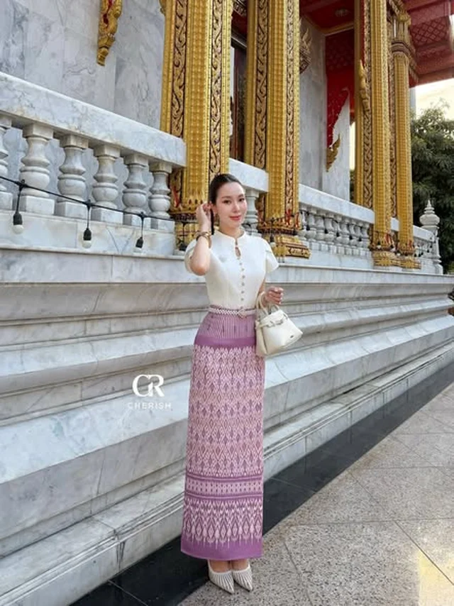 ชุดไทยประยุกต์ CHERISH Size XL 2XL 3XL thumbnail 5