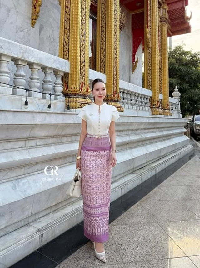 ชุดไทยประยุกต์ CHERISH Size XL 2XL 3XL thumbnail 2