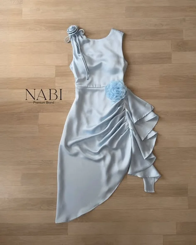 เดรสคอกลม ทรงสอบ NABI Size L XL thumbnail 5