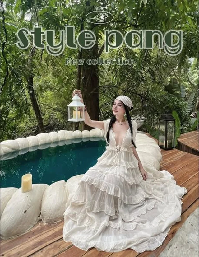 ชุดเจ้าหญิงในสวน เดรสยาว Size L XL (alternate)