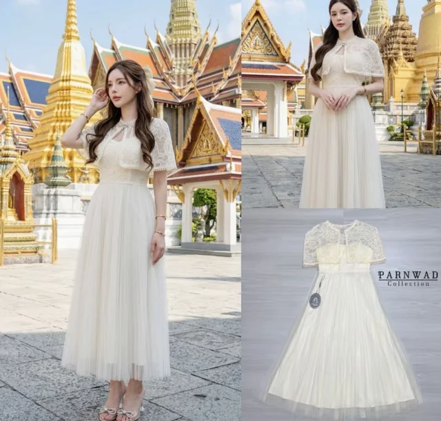 เดรสยาวไปงานบวช (alternate)