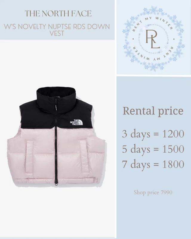 W’s Novelty Nuptse RDS Down Vest 1