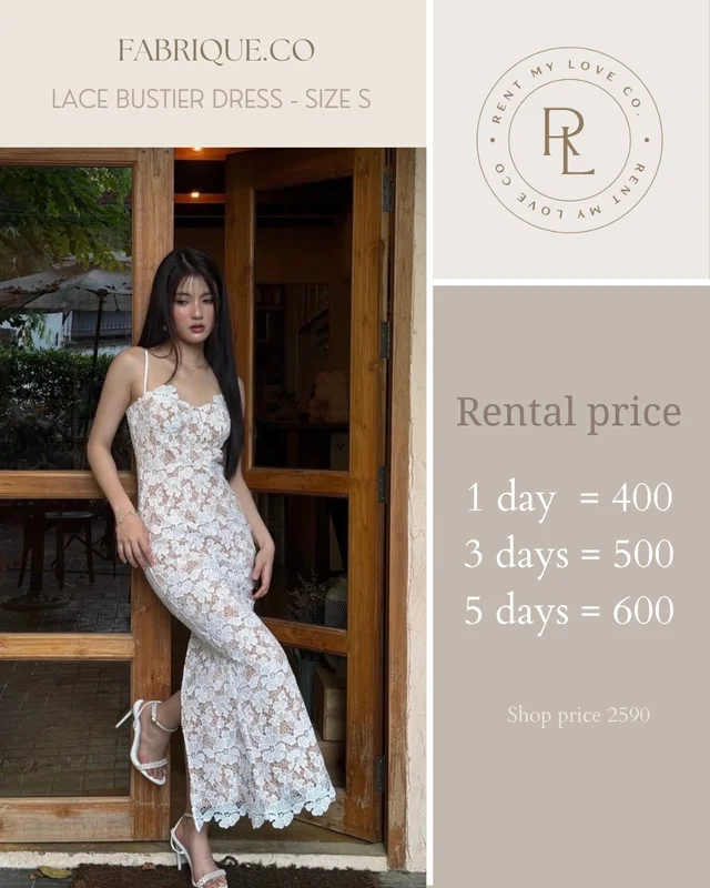 Lace Bustier Dress 1