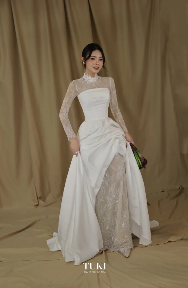 Tukibridal เสื้อลูกไม้ 1